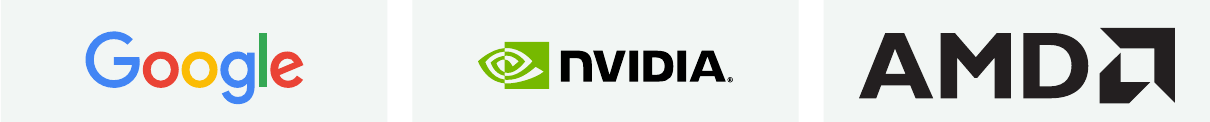 Google, NVIDIA and AMD: technology partners