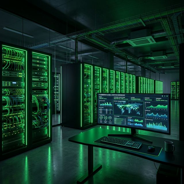 High-performance ecommerce server architecture for WooCommerce Hosting.